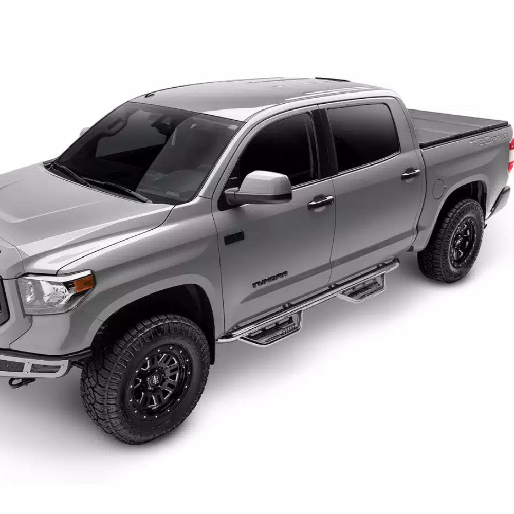 Stainless Steel Cab length podium steps Tundra (2022+)