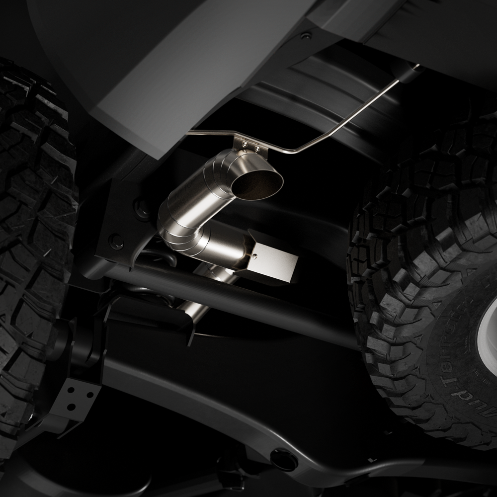 Titanium Axle Dump Exhaust Tip Land Cruiser (2024+) & 4Runner (2025+)