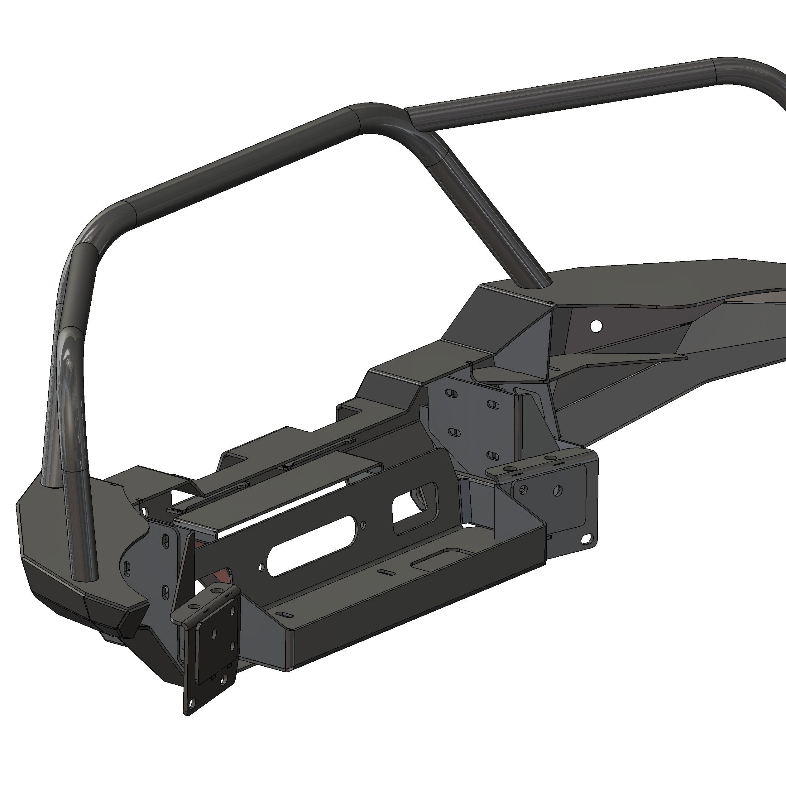 Hi-Lite Overland Front Bumper Bull Bar Tacoma (2024+)