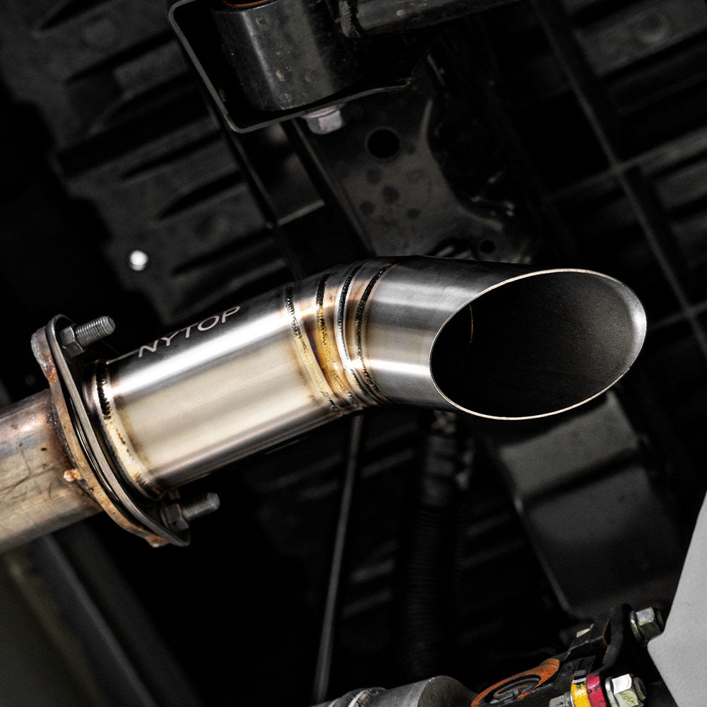 Titanium Axle Dump Exhaust Tip Tacoma (2024+)