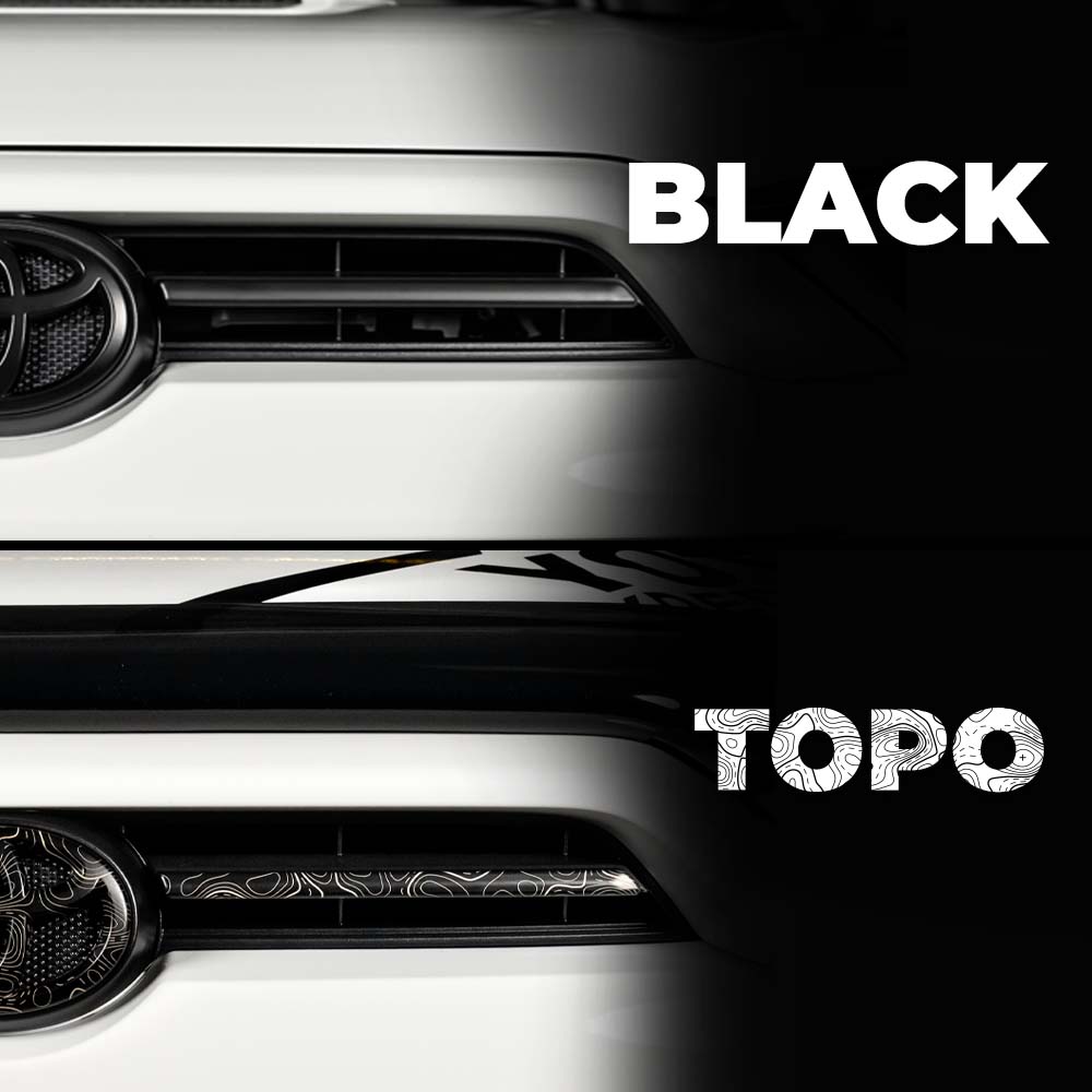 Grille Bar Blackout Overlay Kit 4Runner (2020-2024)