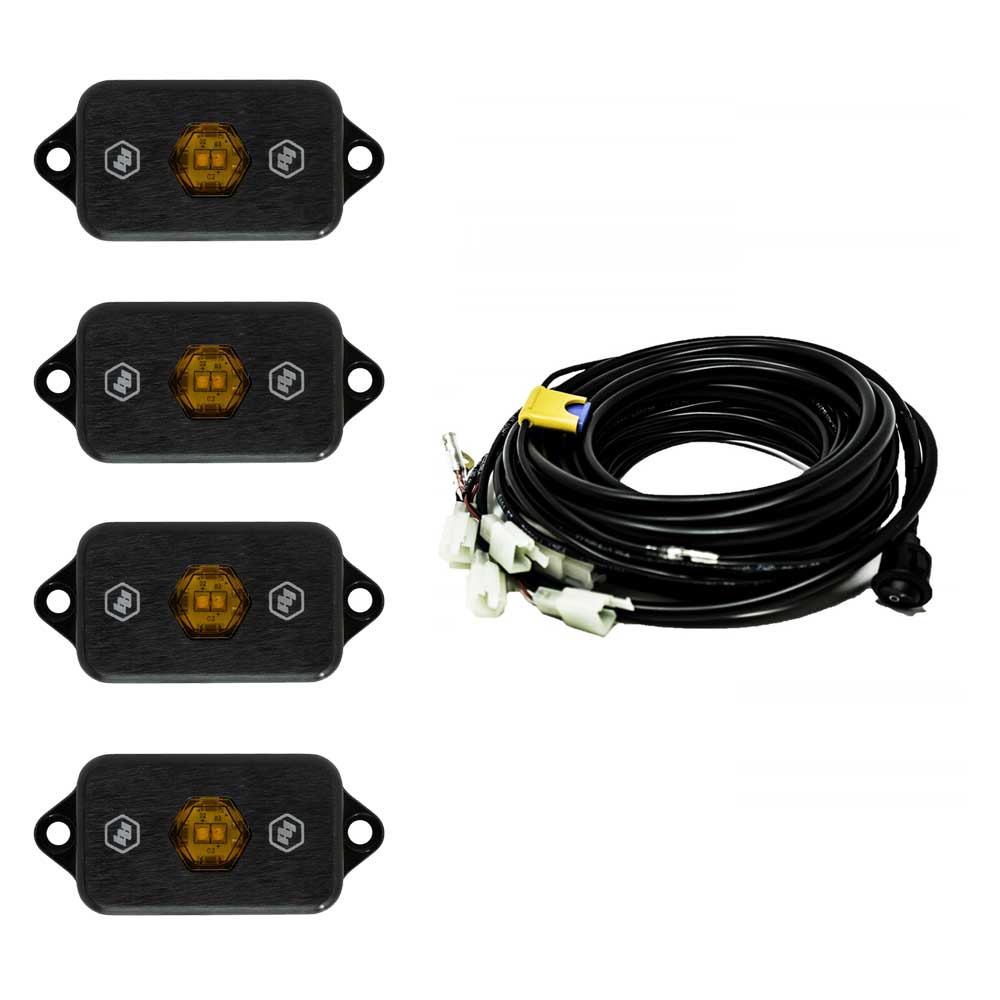 LED 4 Piece Rock Light Kit