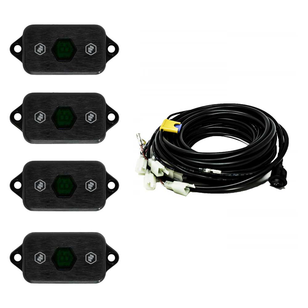 LED 4 Piece Rock Light Kit