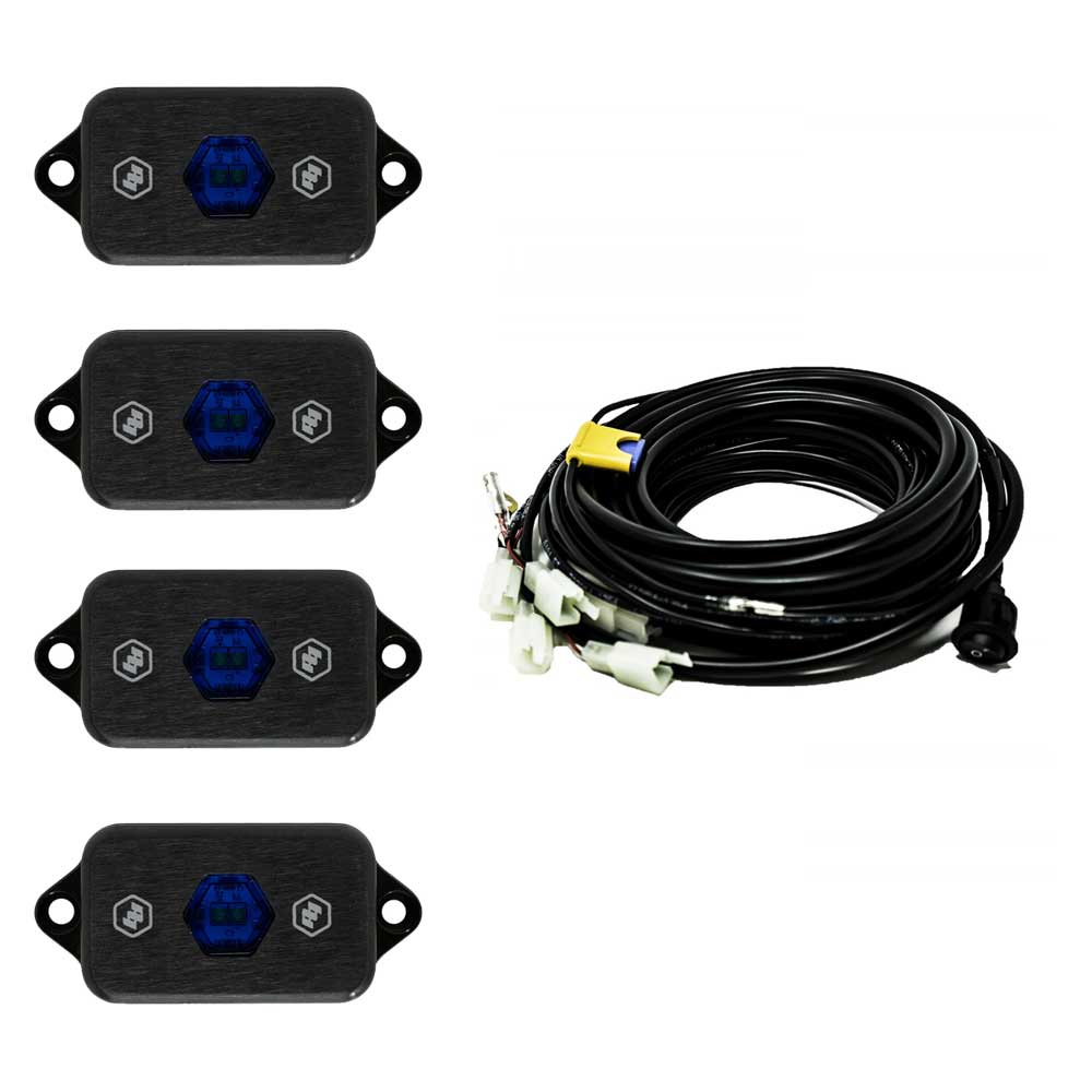 LED 4 Piece Rock Light Kit