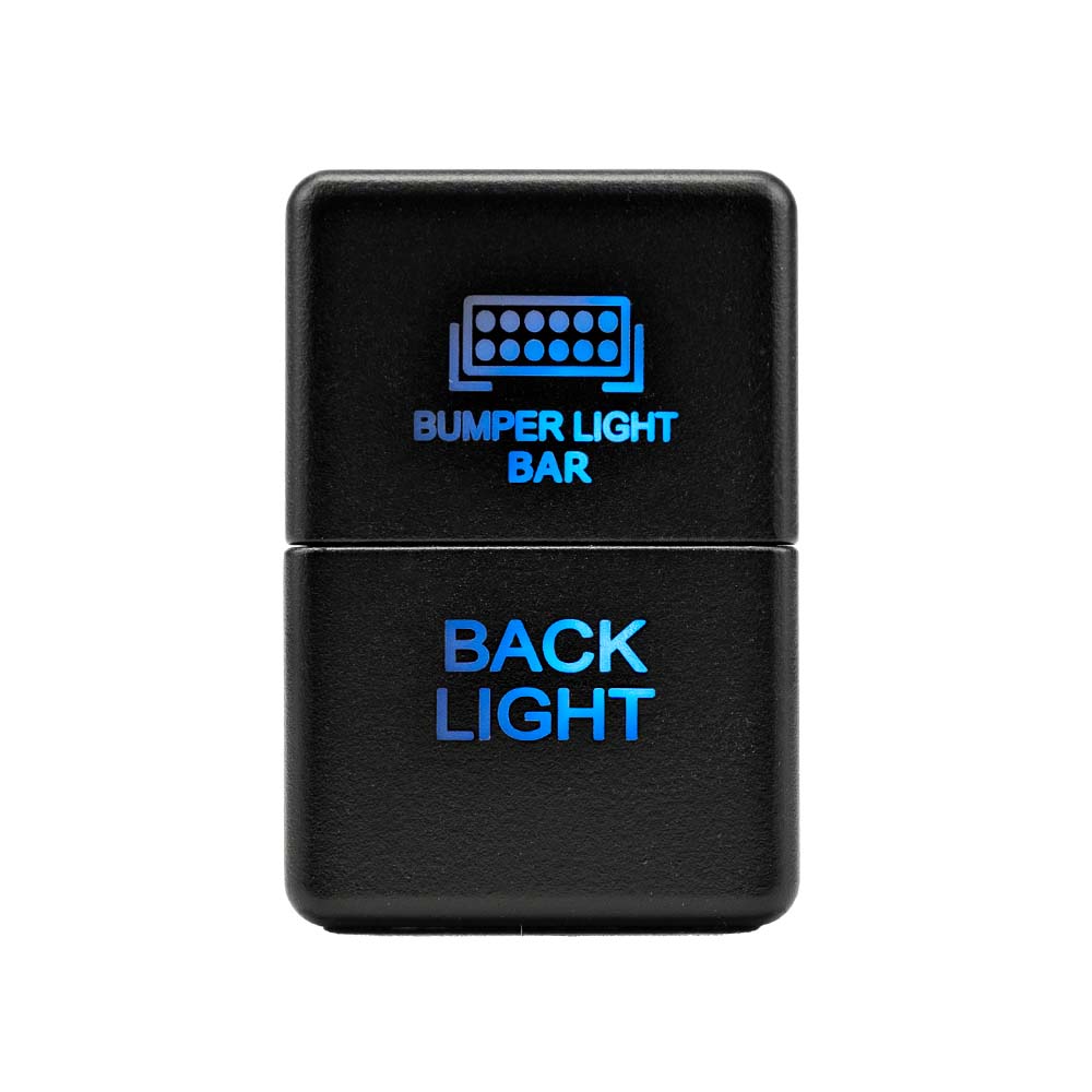 Bumper Light Bar & Backlight Dual Function Switch 4Runner (2010+) & Tacoma (2016+) & Tundra (2007+) & Sequoia (2023+) & Land Cruiser (2024+)