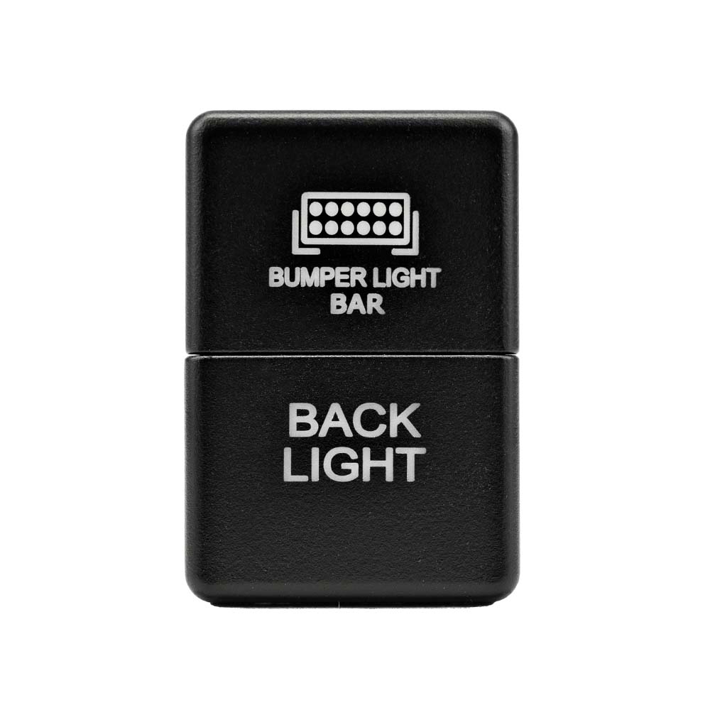 Bumper Light Bar & Backlight Dual Function Switch 4Runner (2010+) & Tacoma (2016+) & Tundra (2007+) & Sequoia (2023+) & Land Cruiser (2024+)