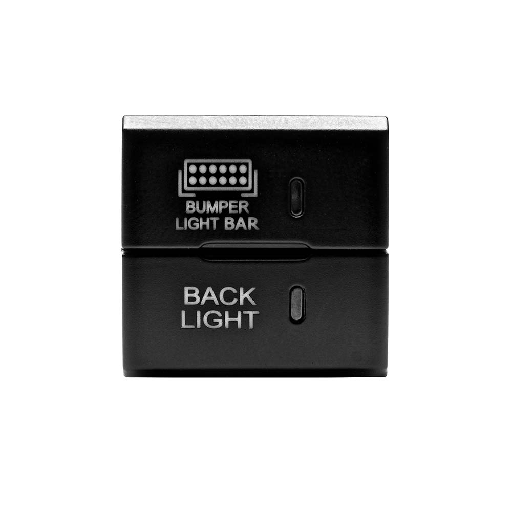 Bumper Light Bar & Backlight Dual Function Switch 4Runner (2010+) & Tacoma (2016+) & Tundra (2007+) & Sequoia (2023+) & Land Cruiser (2024+)
