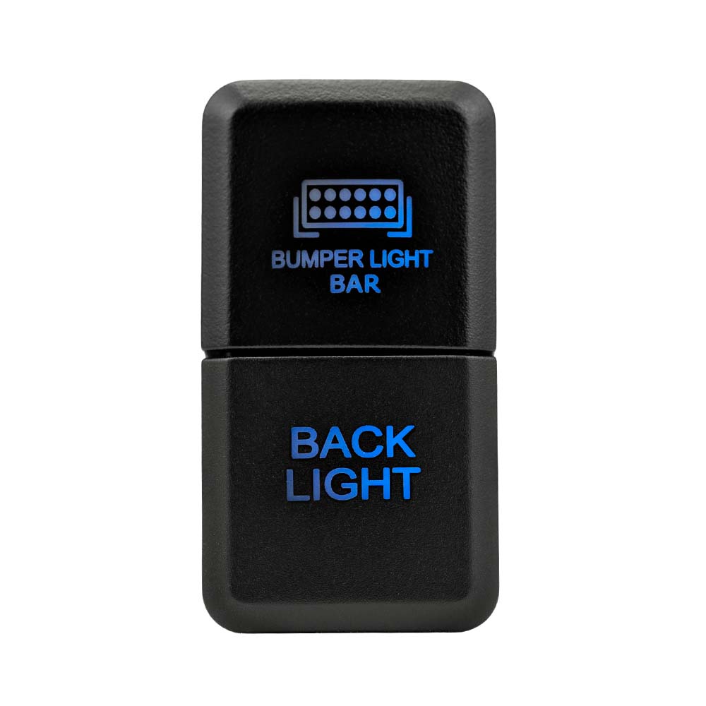Bumper Light Bar & Backlight Dual Function Switch 4Runner (2010+) & Tacoma (2016+) & Tundra (2007+) & Sequoia (2023+) & Land Cruiser (2024+)