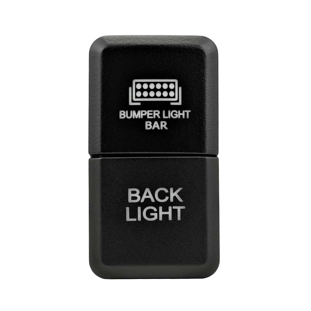 Bumper Light Bar & Backlight Dual Function Switch 4Runner (2010+) & Tacoma (2016+) & Tundra (2007+) & Sequoia (2023+) & Land Cruiser (2024+)