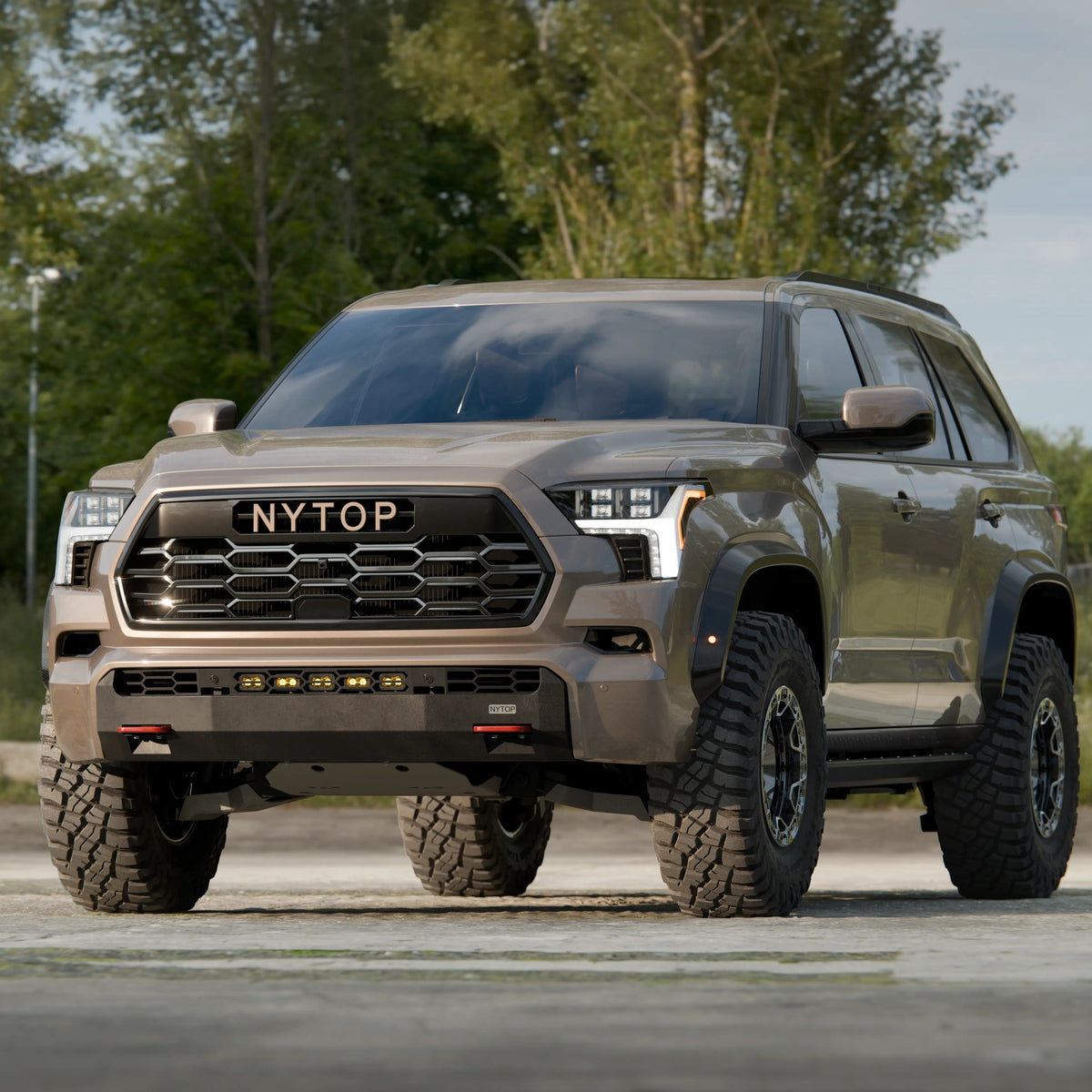 NYTOP hybrid front bumper for 2023-2026 Toyota Sequoia