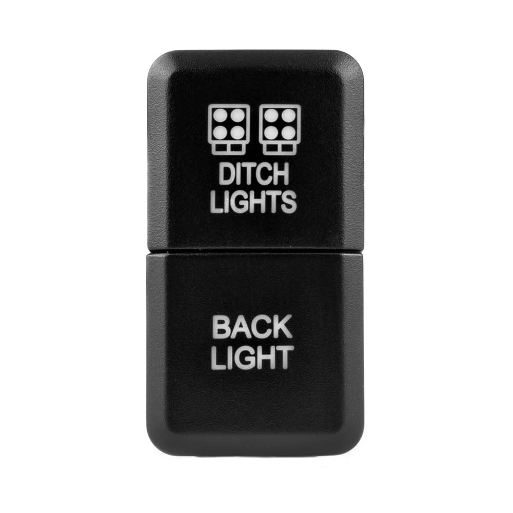 Ditch Light & Backlight Dual Function Switch 4Runner (2010+) & Tacoma (2016+) & Tundra (2007+) & Sequoia (2023+) & Land Cruiser (2024+)