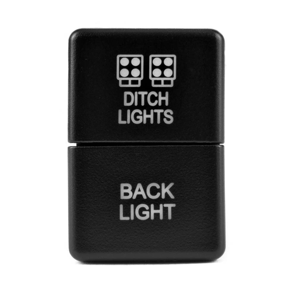 Ditch Light & Backlight Dual Function Switch 4Runner (2010+) & Tacoma (2016+) & Tundra (2007+) & Sequoia (2023+) & Land Cruiser (2024+)