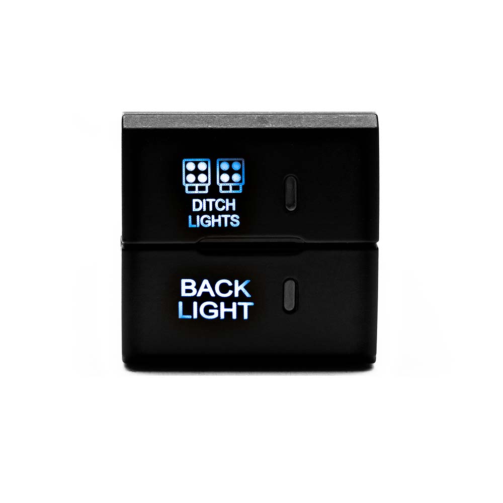 Ditch Light & Backlight Dual Function Switch 4Runner (2010+) & Tacoma (2016+) & Tundra (2007+) & Sequoia (2023+) & Land Cruiser (2024+)