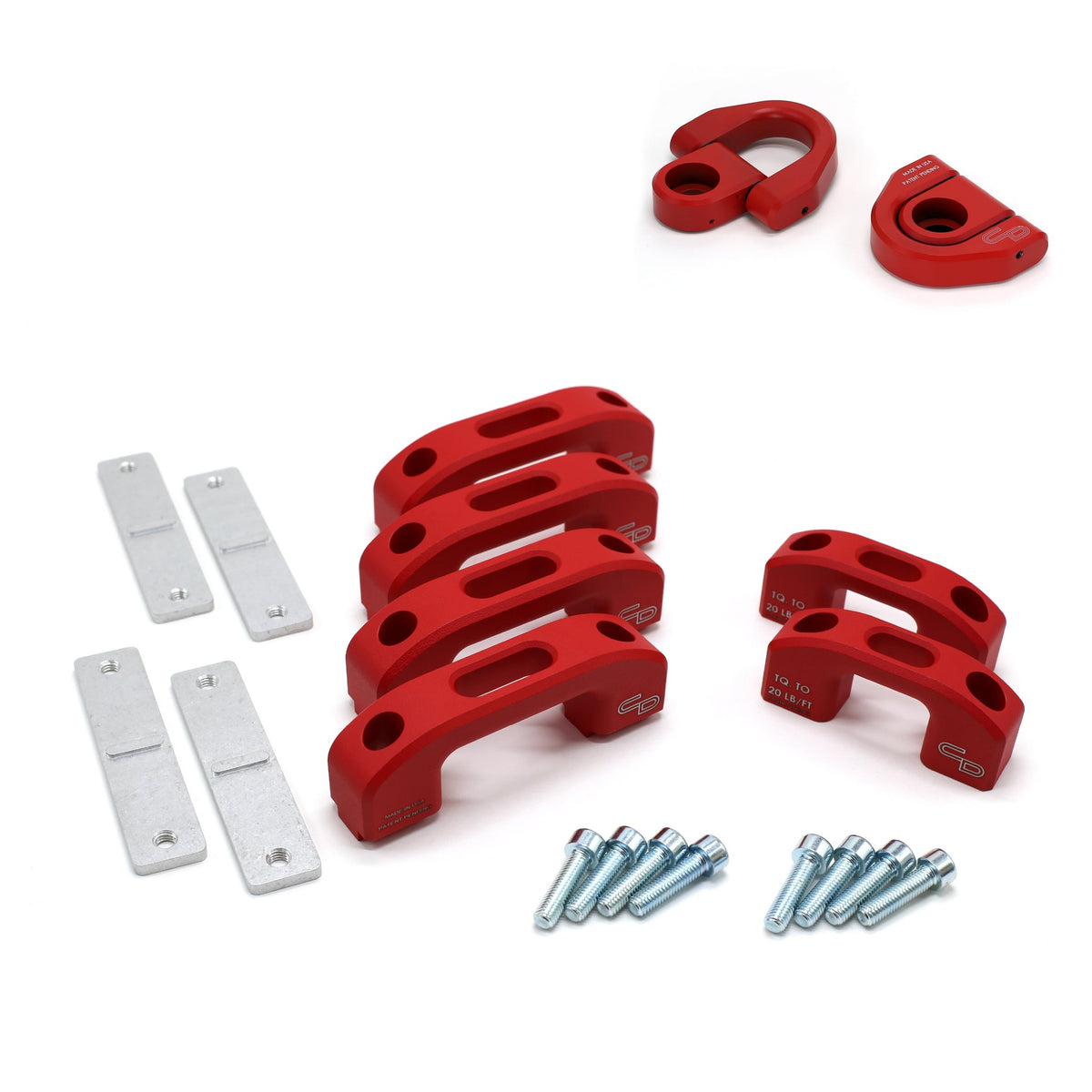 Charvonia Design Complete Billet Tie-Down System for 2016+ Toyota Tacoma