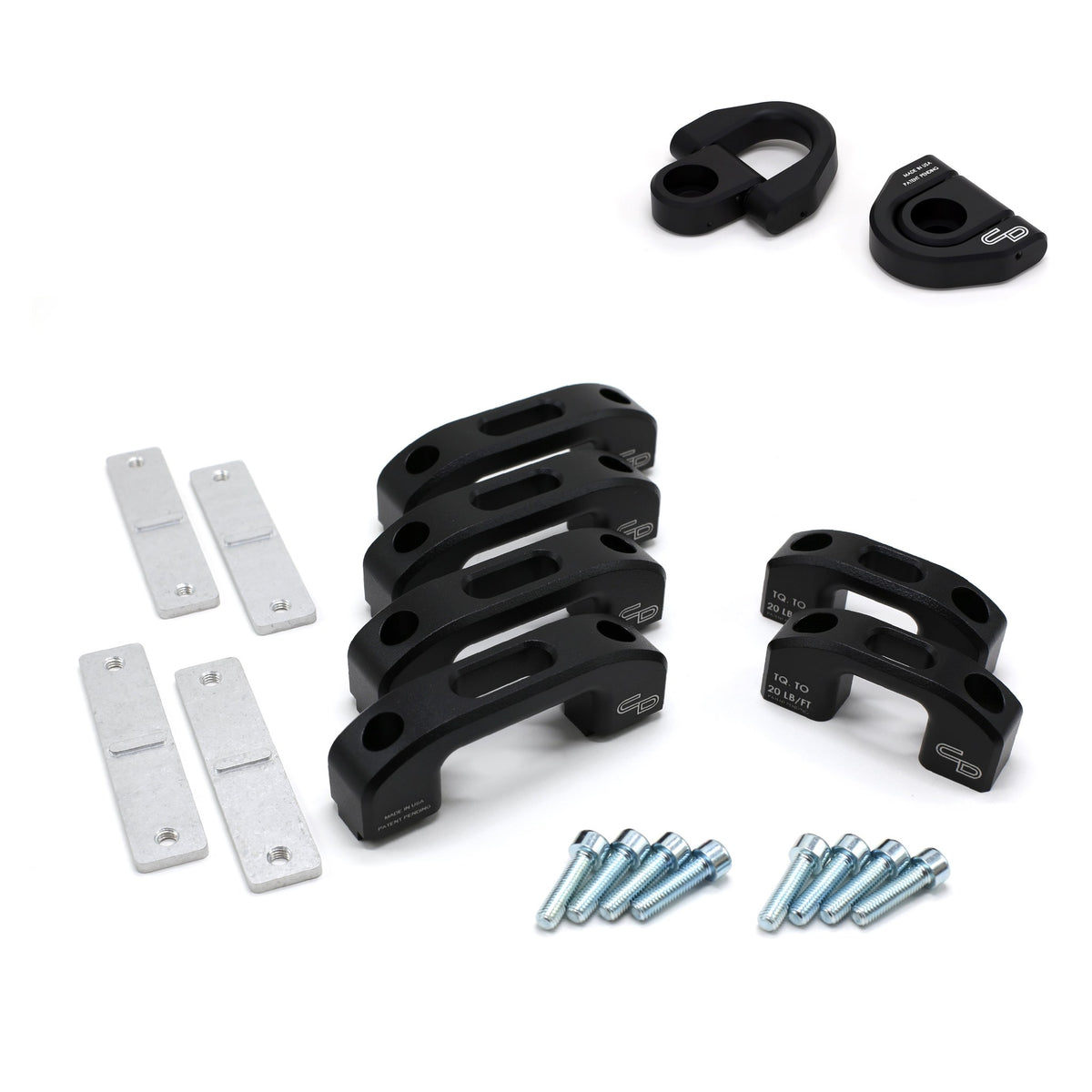Charvonia Design Complete Billet Tie-Down System for 2016+ Toyota Tacoma