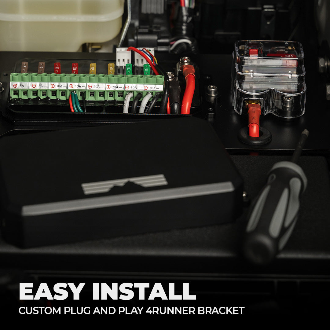 8 Button Auxiliary Power Kit + Bracket 4Runner (2014-2024)
