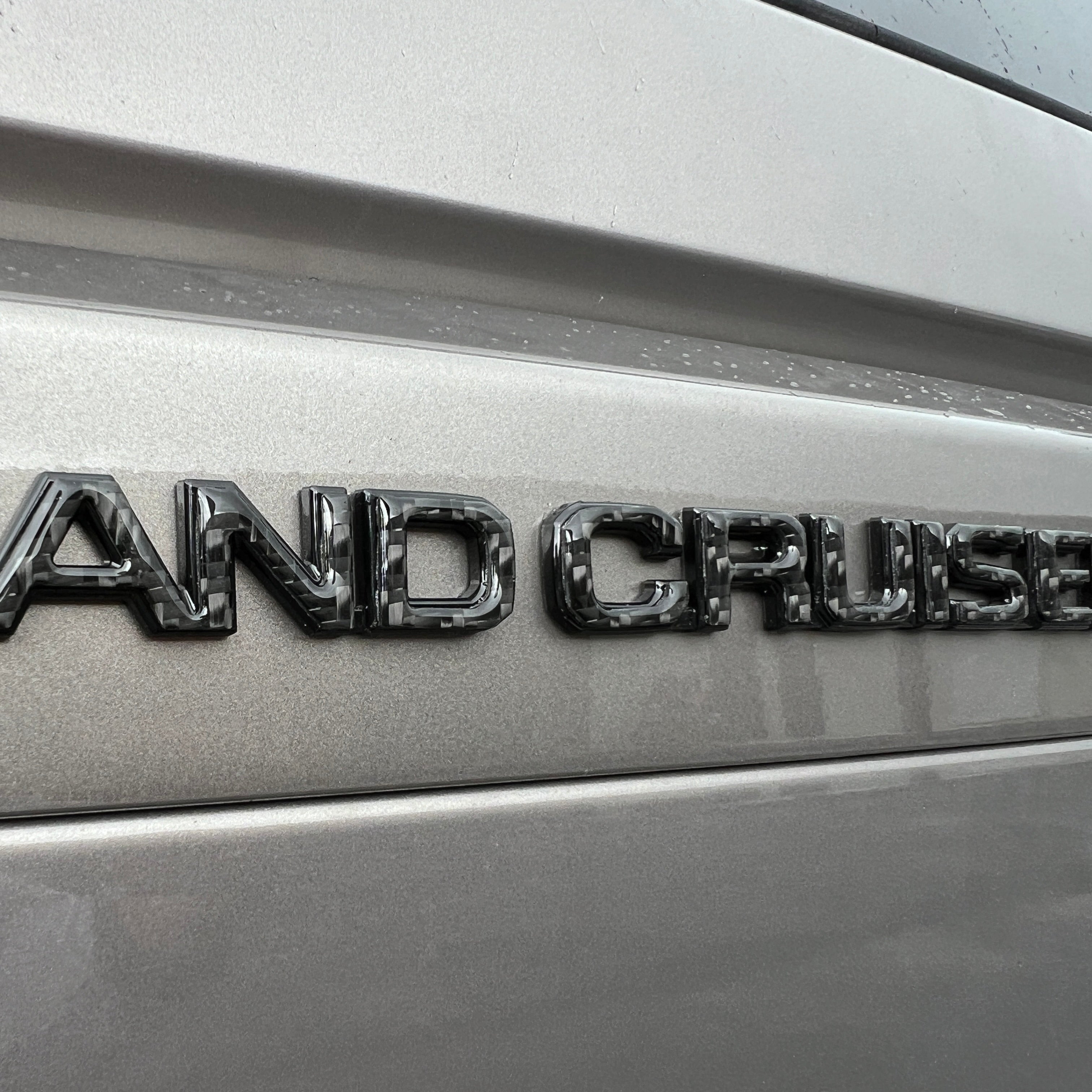 Rear Liftgate Letter Overlays Land Cruiser (2024+)