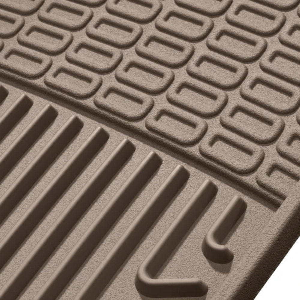 All-Weather Black 1st Row Floor Mats Tacoma (2016-2023)