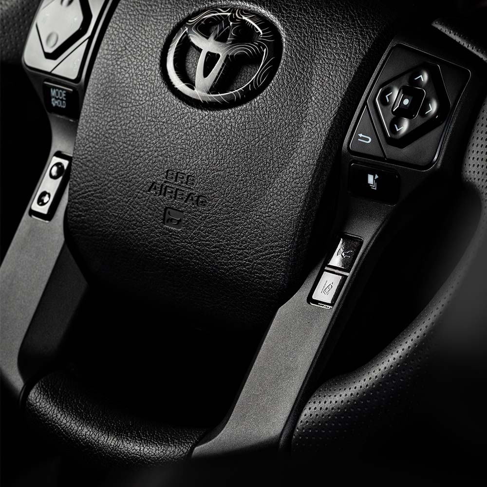 Steering Wheel Blackout Surround 4Runner (2014-2024) Tacoma (2016-2023) Tundra (2014-2021)