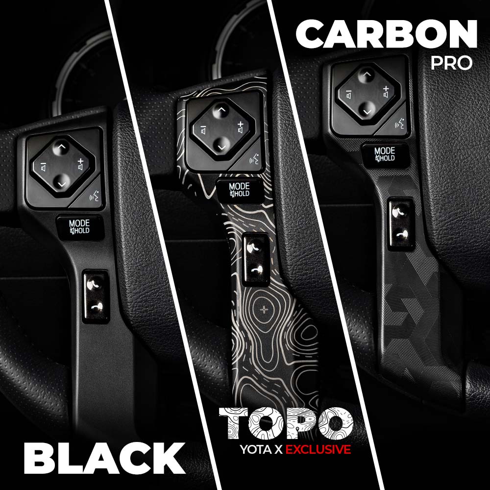 Steering Wheel Blackout Surround 4Runner (2014-2024) Tacoma (2016-2023) Tundra (2014-2021)
