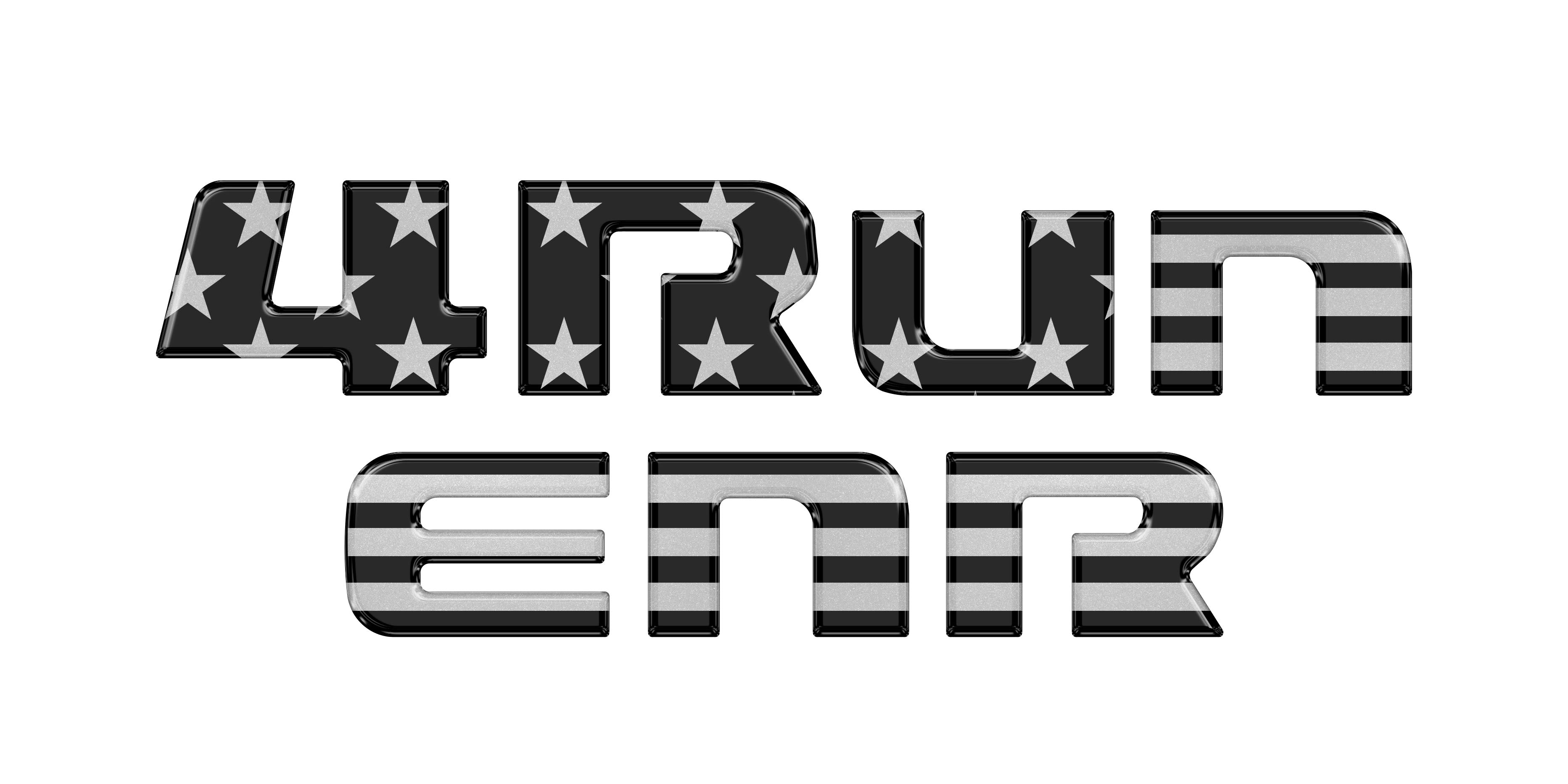 Liftgate Letter Overlays 4Runner (2025+)