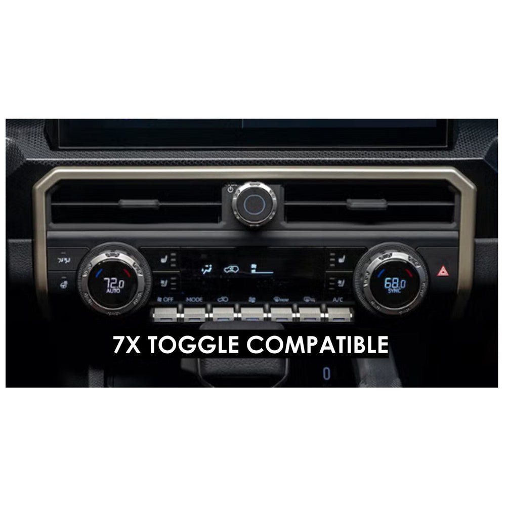 7 toggle dual zone climate control layout that fits the 7 piece set