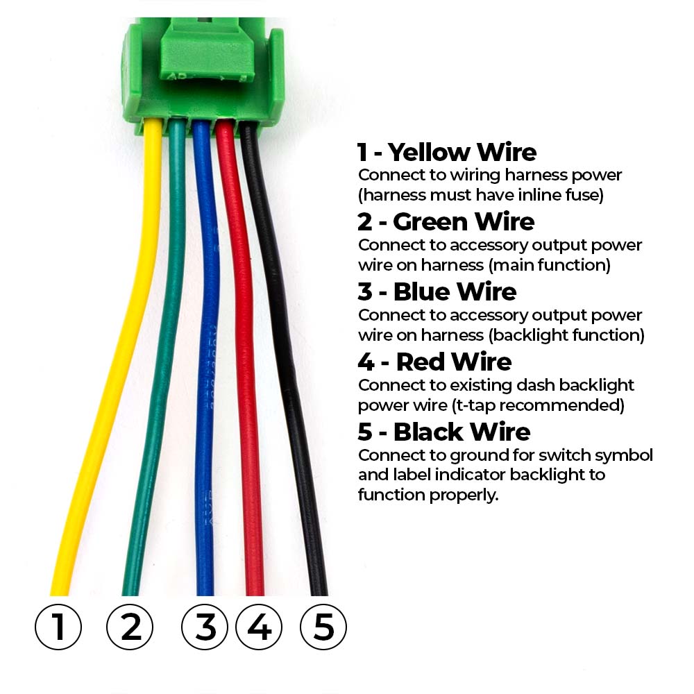 Bumper Light Bar & Backlight Dual Function Switch