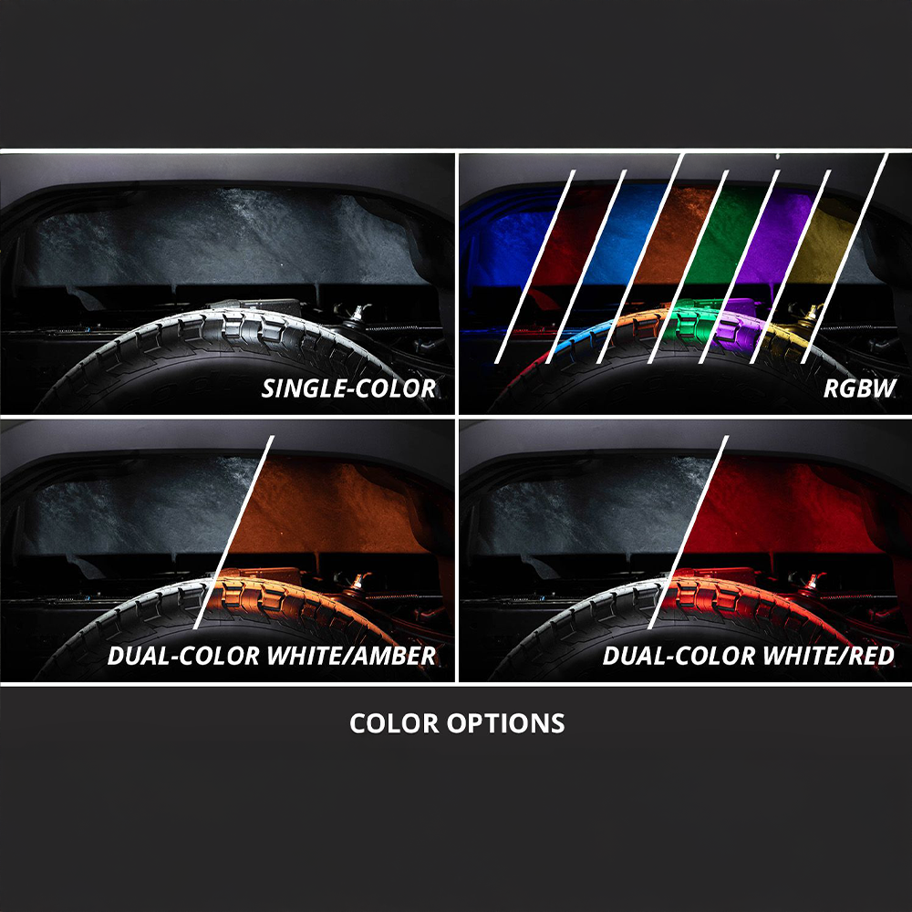 Stage Series LED Rock Light Kit Single-color Dual-Color & RGBW (8-Pack)