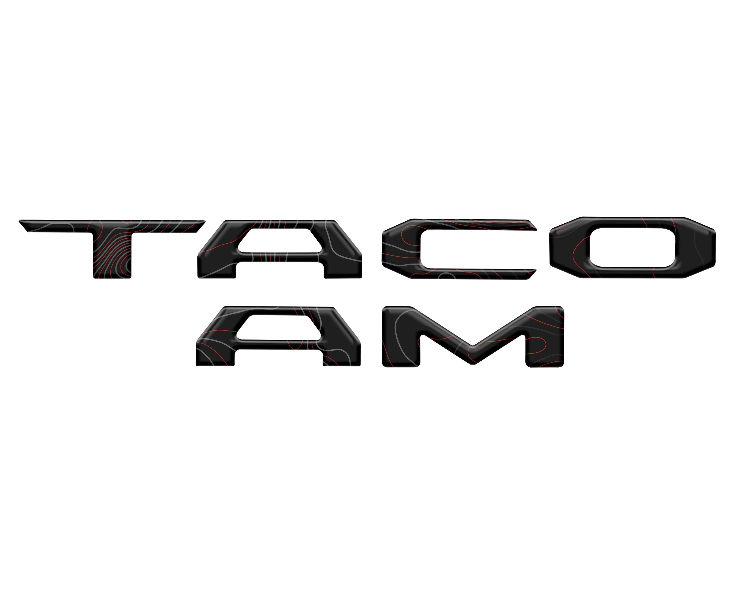 Tailgate Letter Inserts Tacoma (2016-2023)