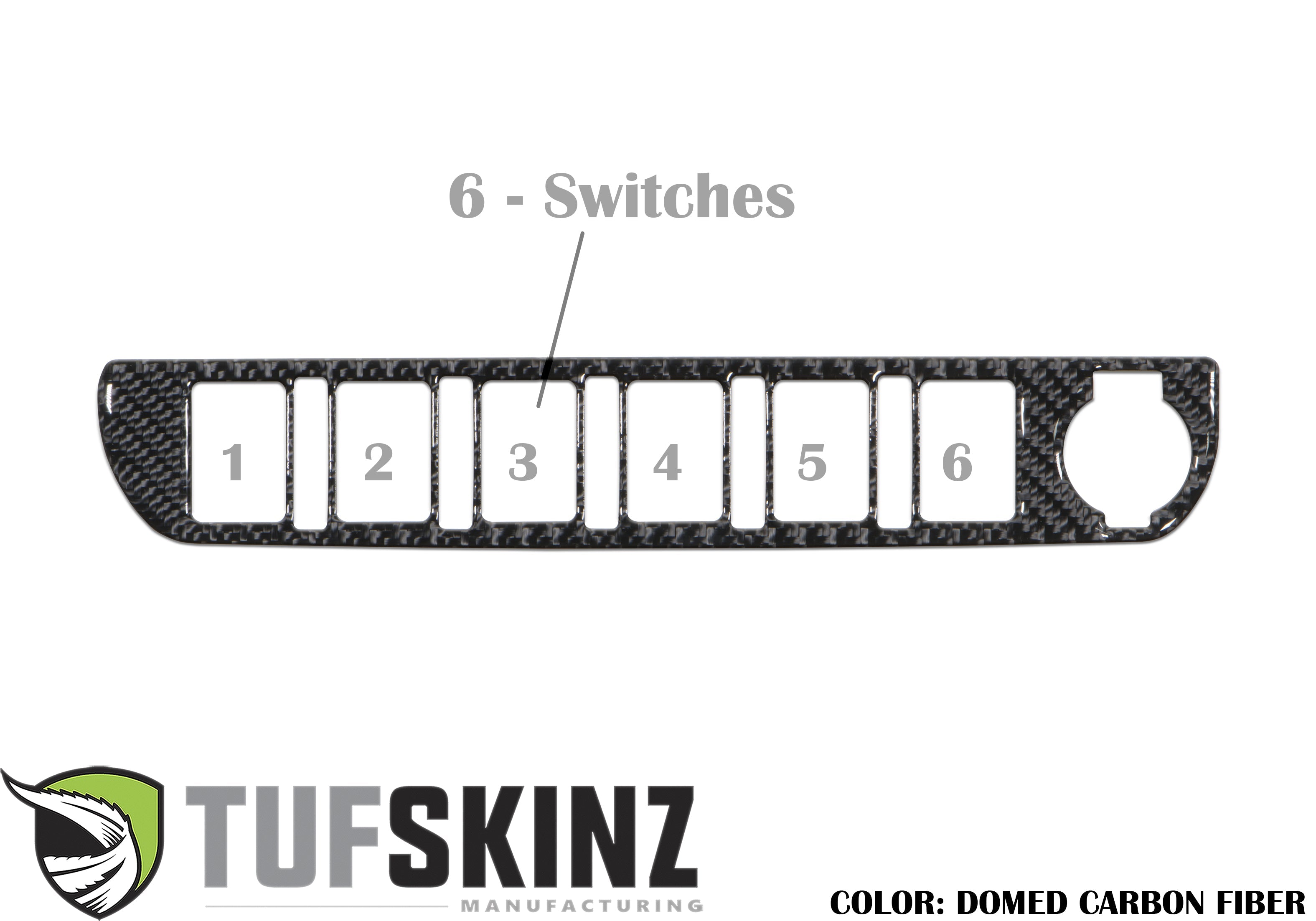 Center Dash Switch Panel Accent Overlay Tacoma (2016-2023)