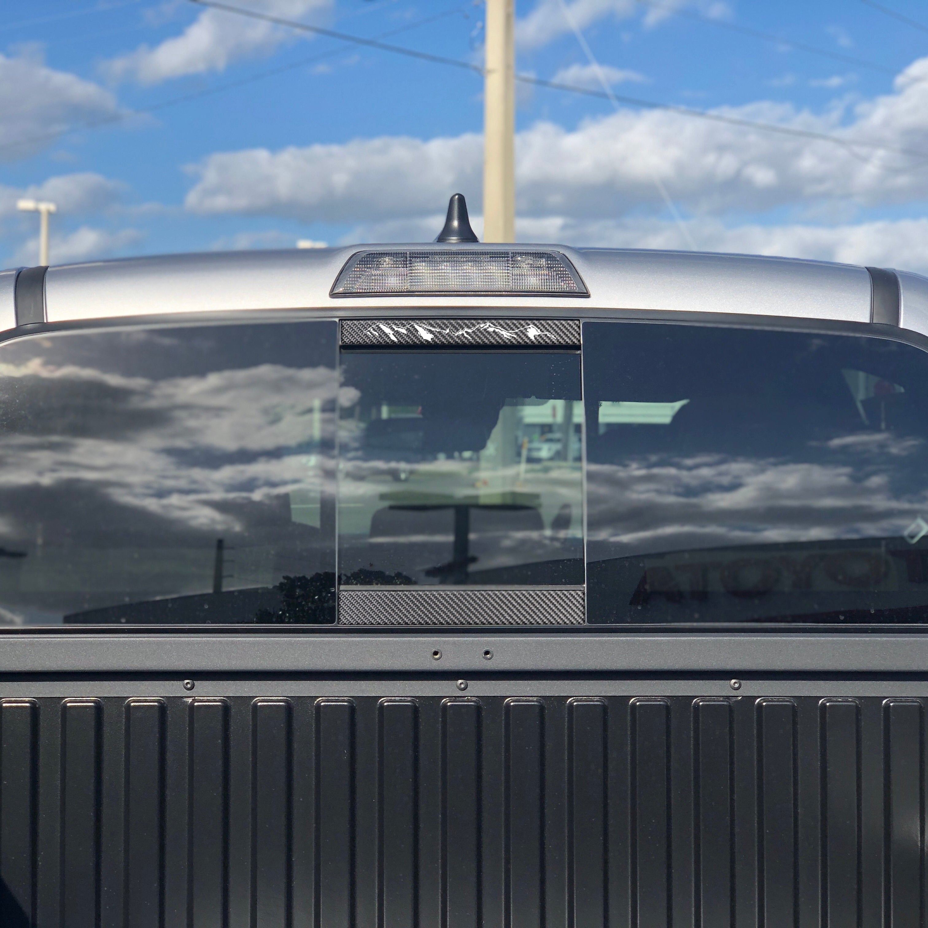 Rear Power Sliding Window Accent Overlays Tacoma (2016-2023)
