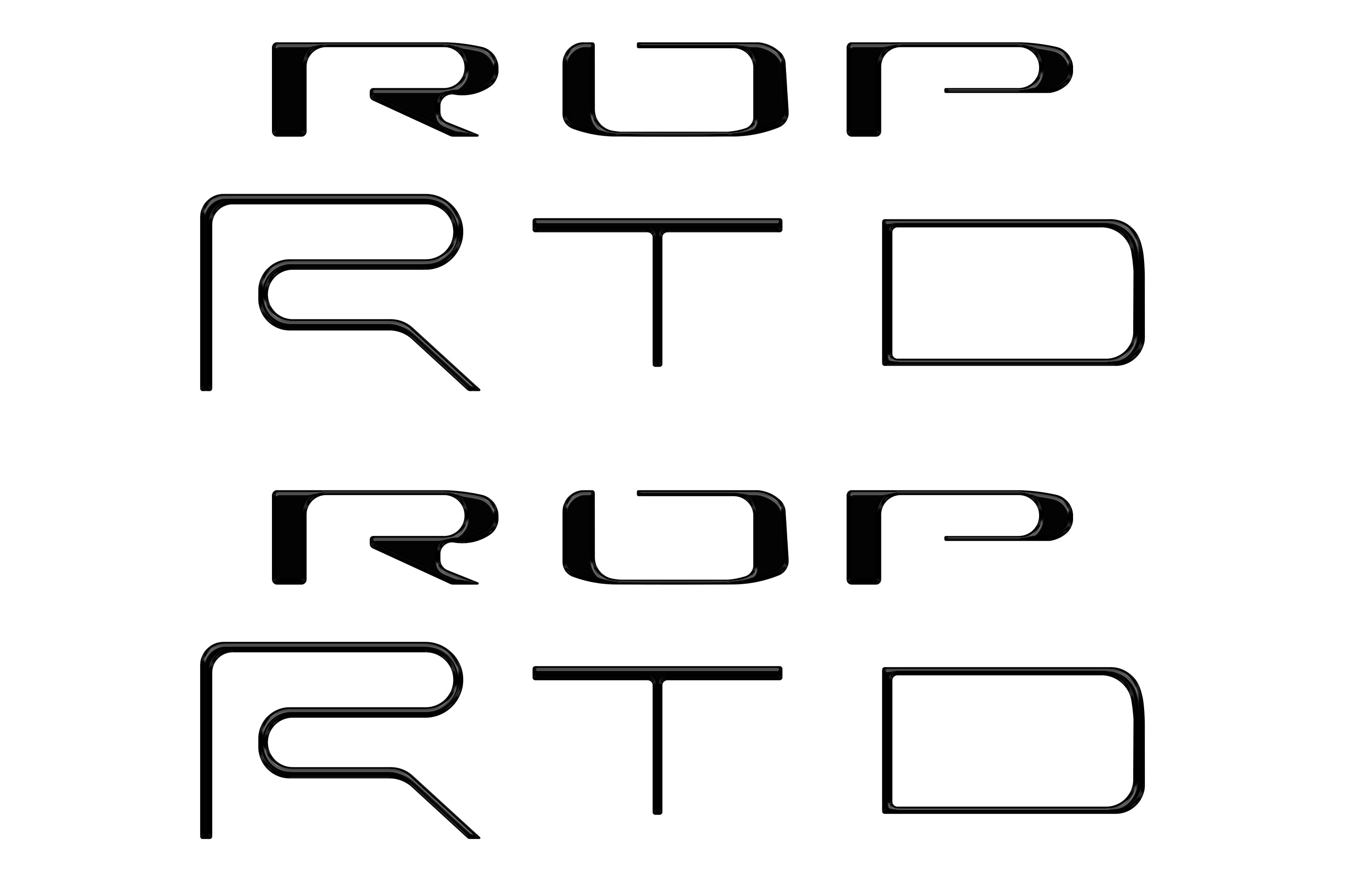 Bed Side Letter Inserts Tacoma (2022-2023)