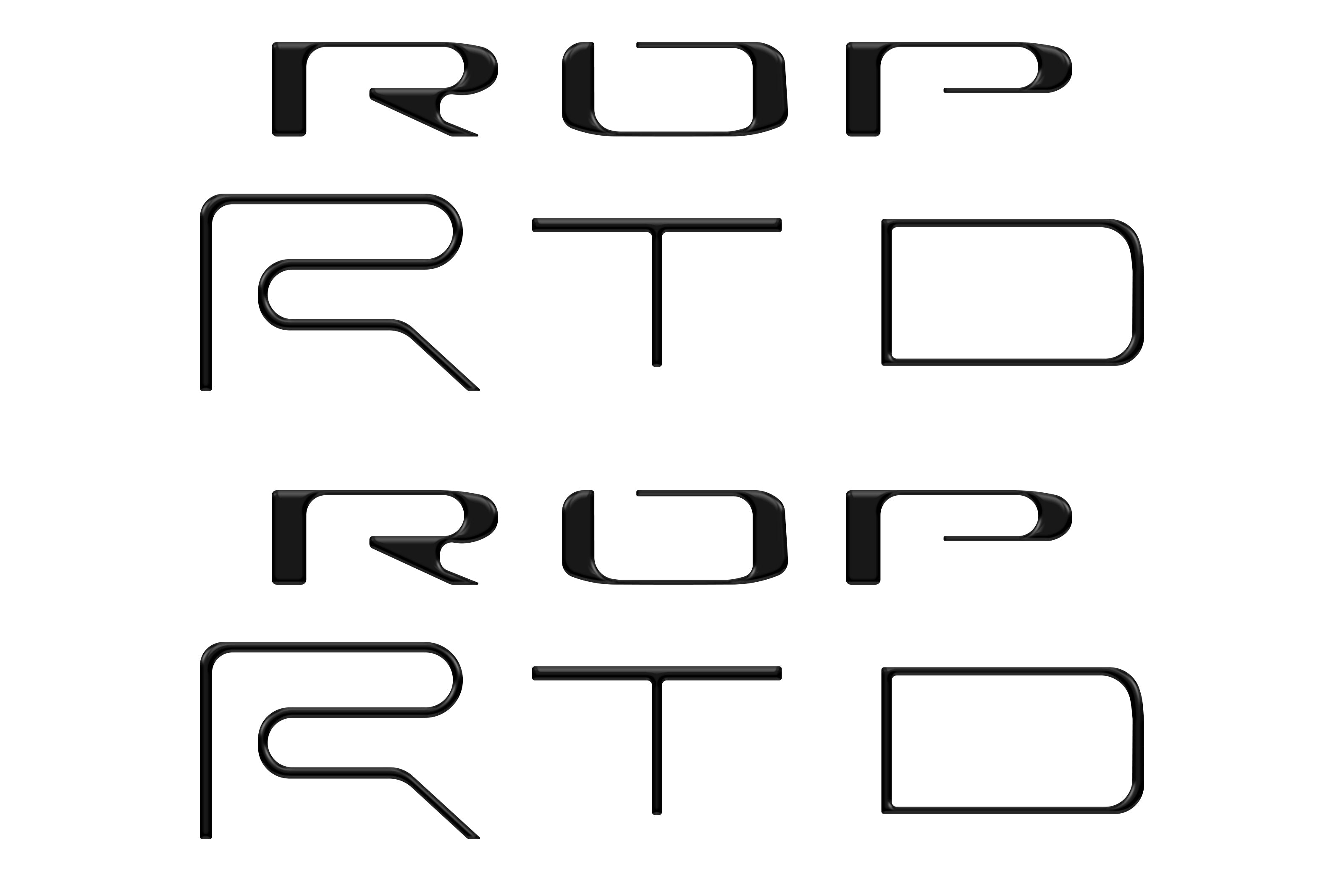 Bed Side Letter Inserts Tacoma (2022-2023)