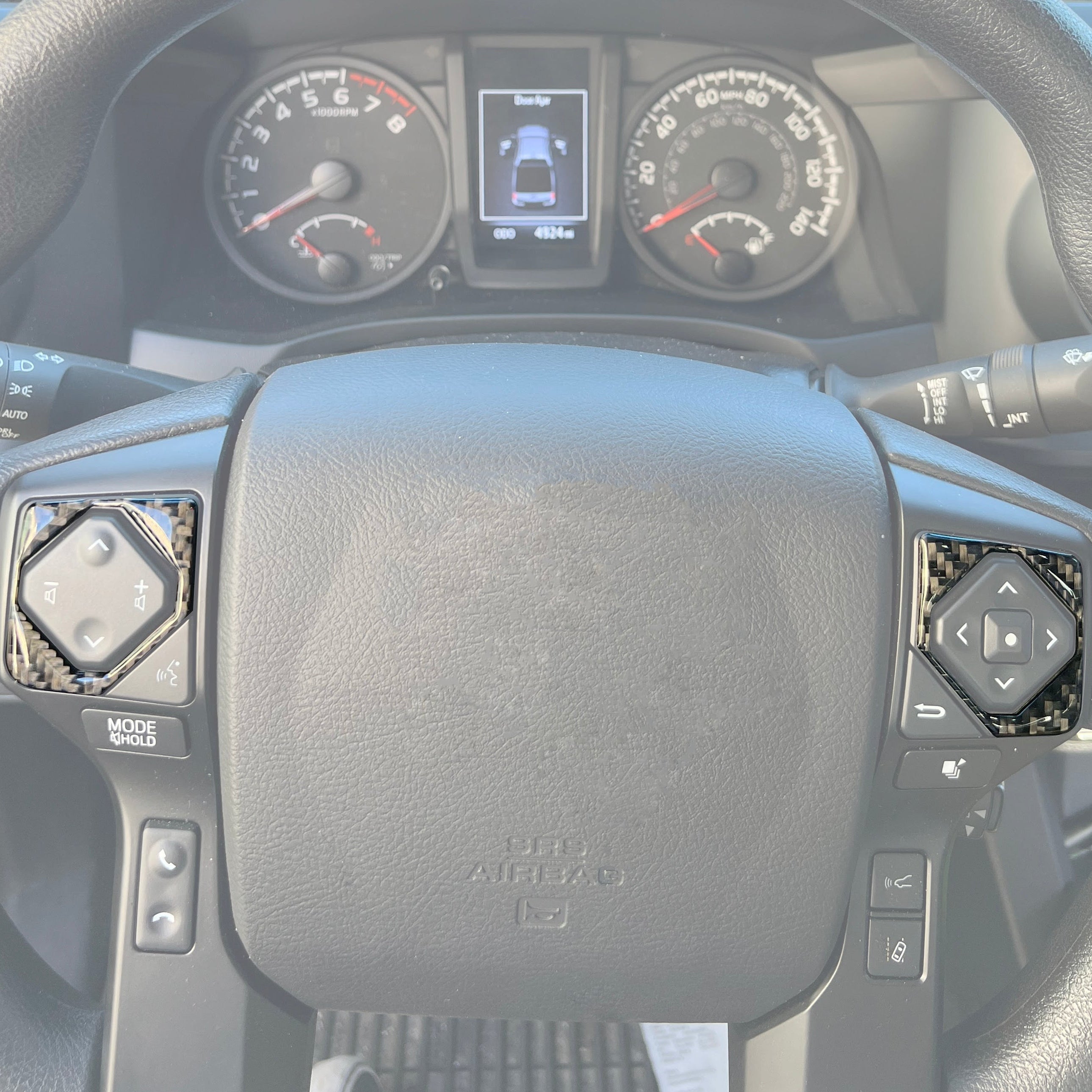 Steering Wheel Upper Buttons Accent Trim Tacoma (2016-2023)