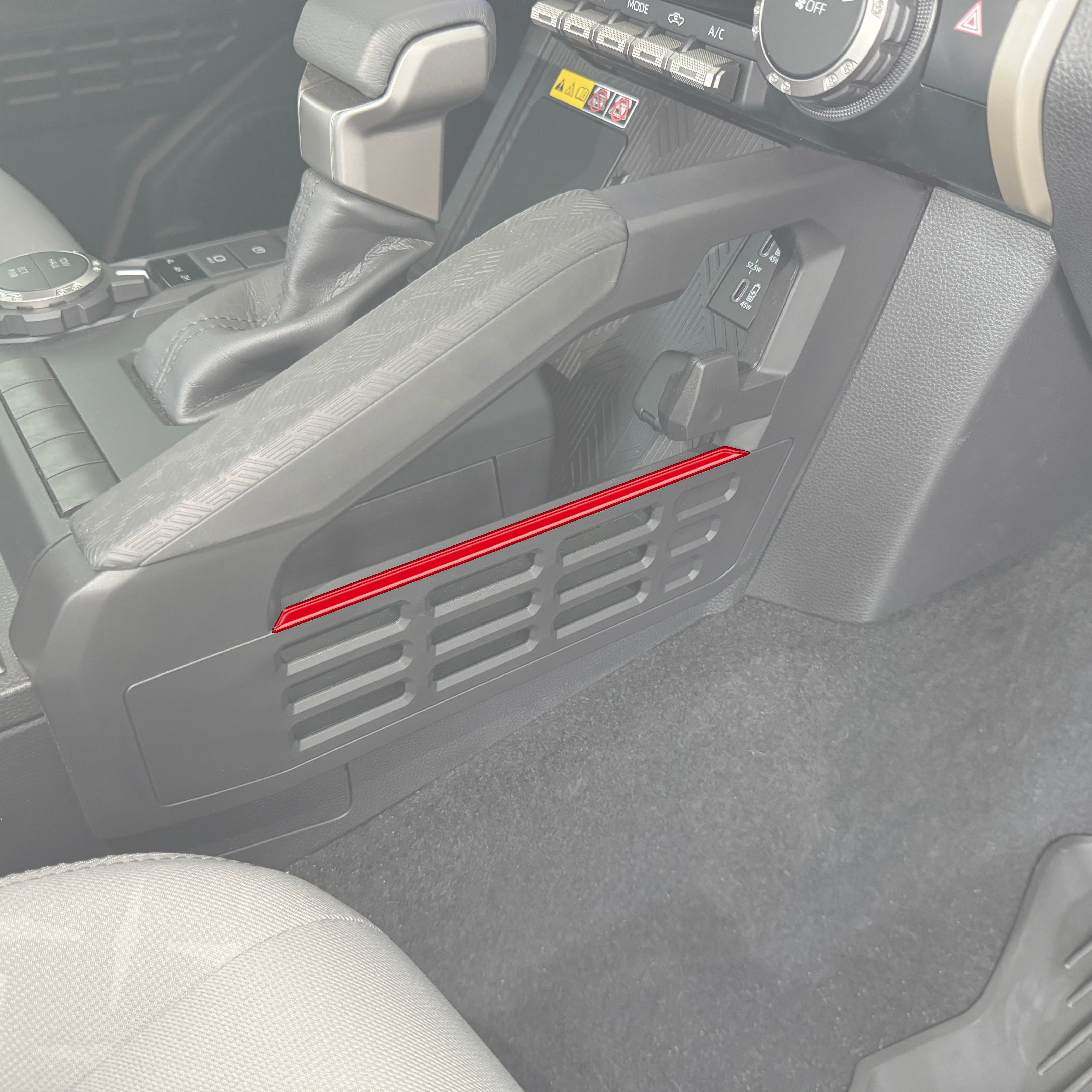 Center Storage Line Accent Trim 4Runner (2025+) & Tacoma (2024+)