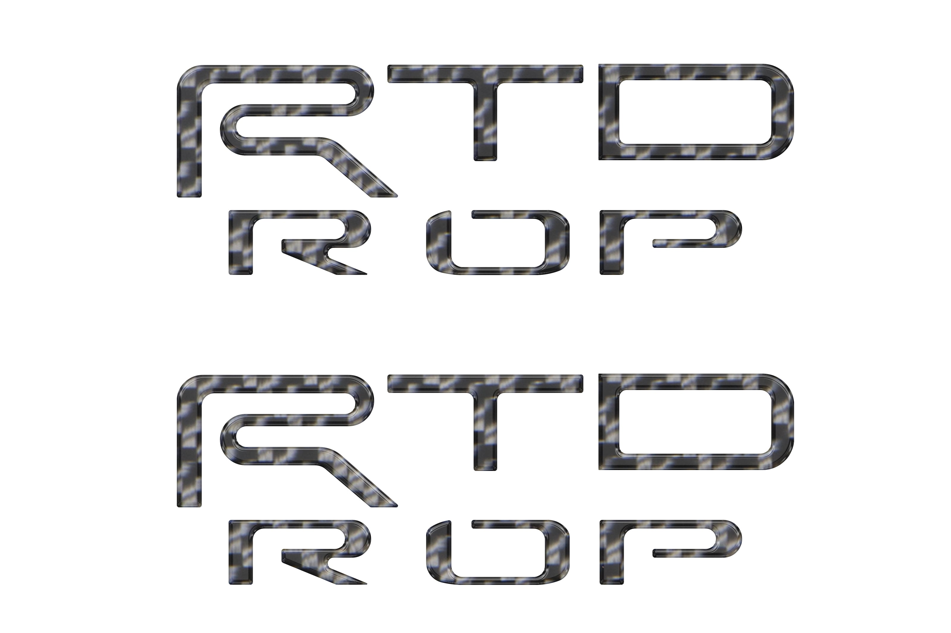 Hood Louver Letter Overlays Tacoma (2024+)