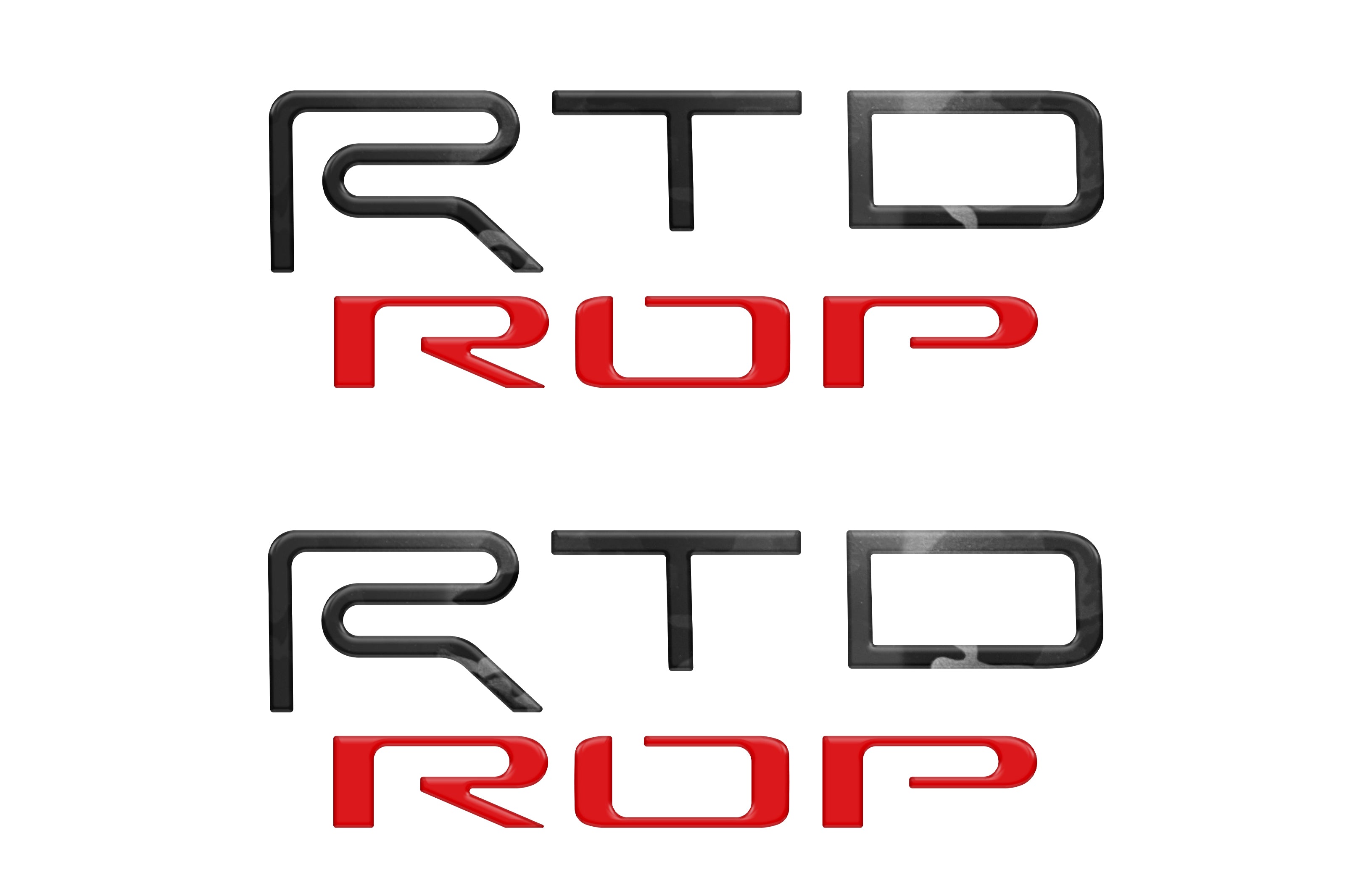 Hood Louver Letter Overlays Tundra (2022+)