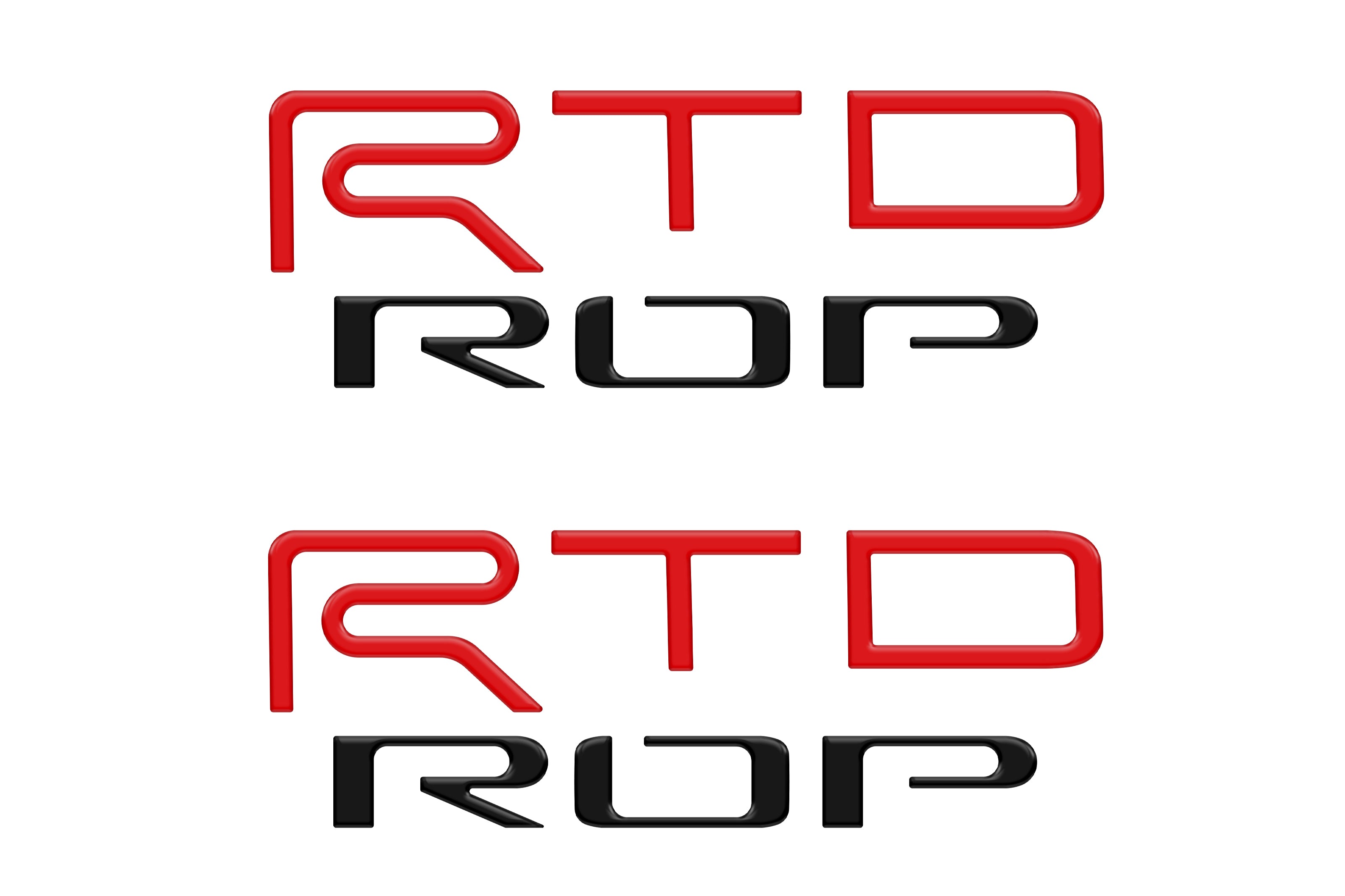 Hood Louver Letter Overlays Tundra (2022+)