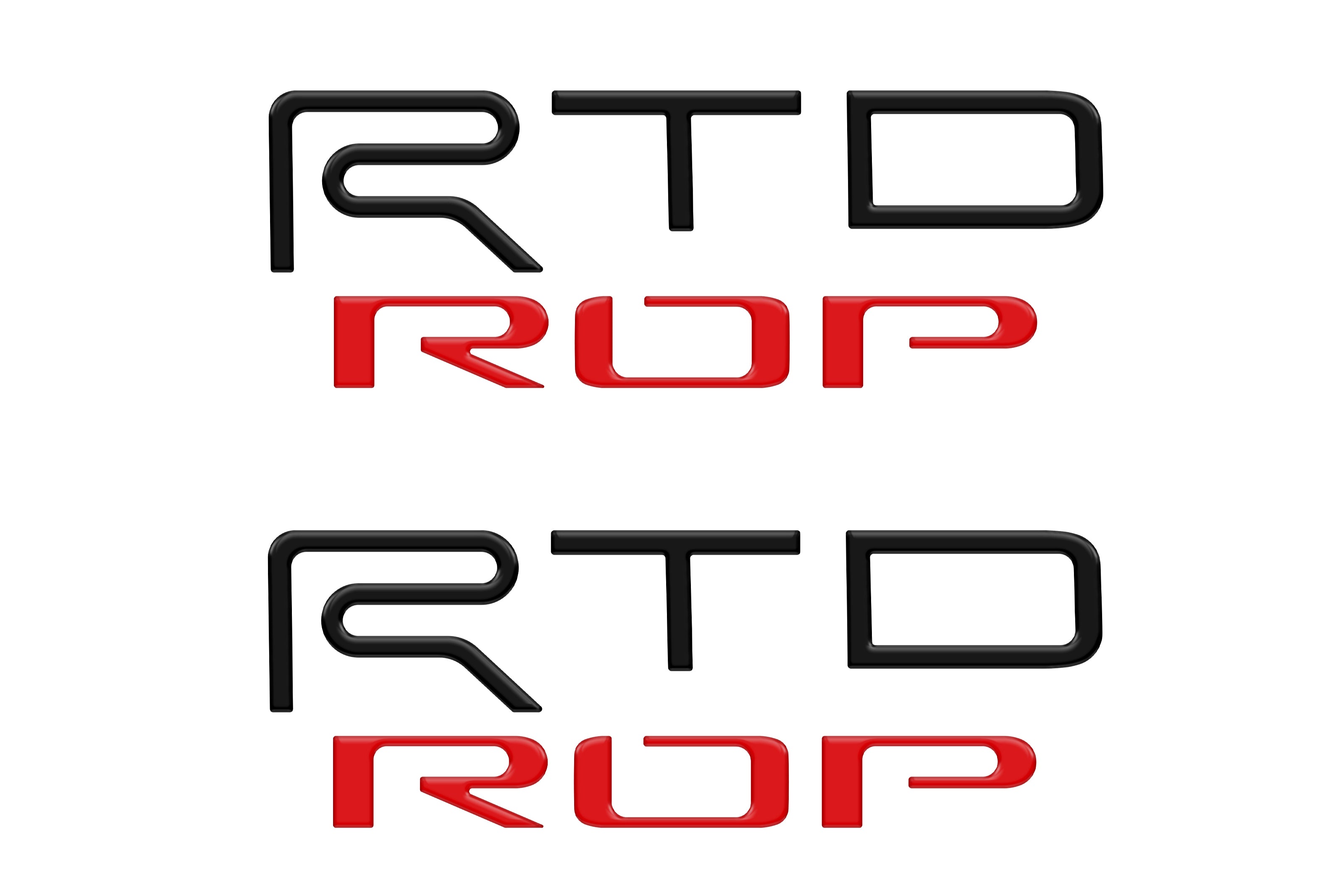 Hood Louver Letter Overlays Tundra (2022+)