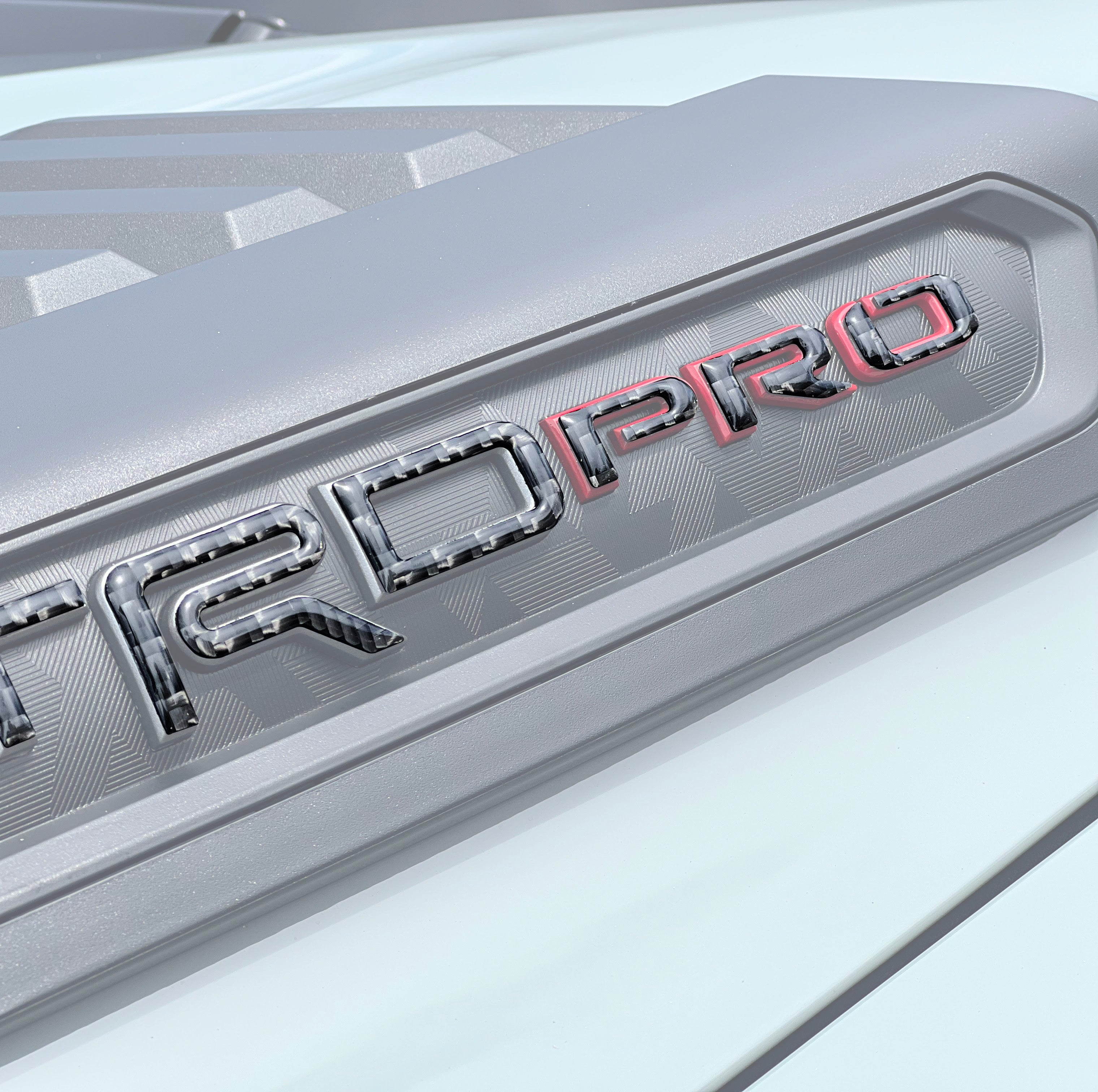 Hood Louver Letter Overlays Tundra (2022+)