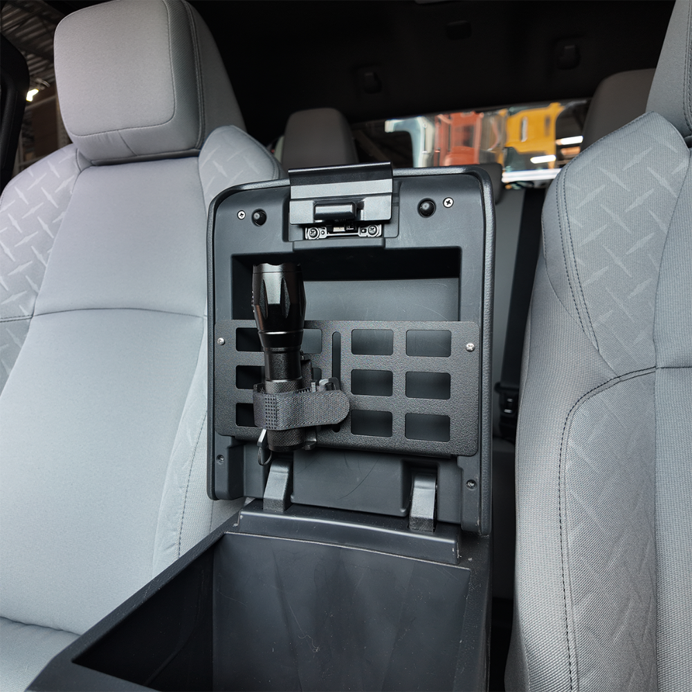 Interior Center Console MOLLE Panel Tacoma (2024+) & 4Runner (2025+)