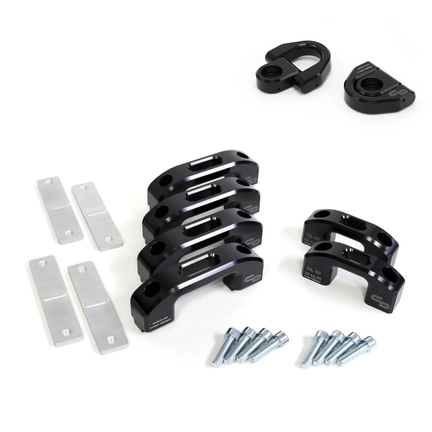 Rail + Bed + D-Ring Tie-Down Anchor Kit Tacoma (2016+)