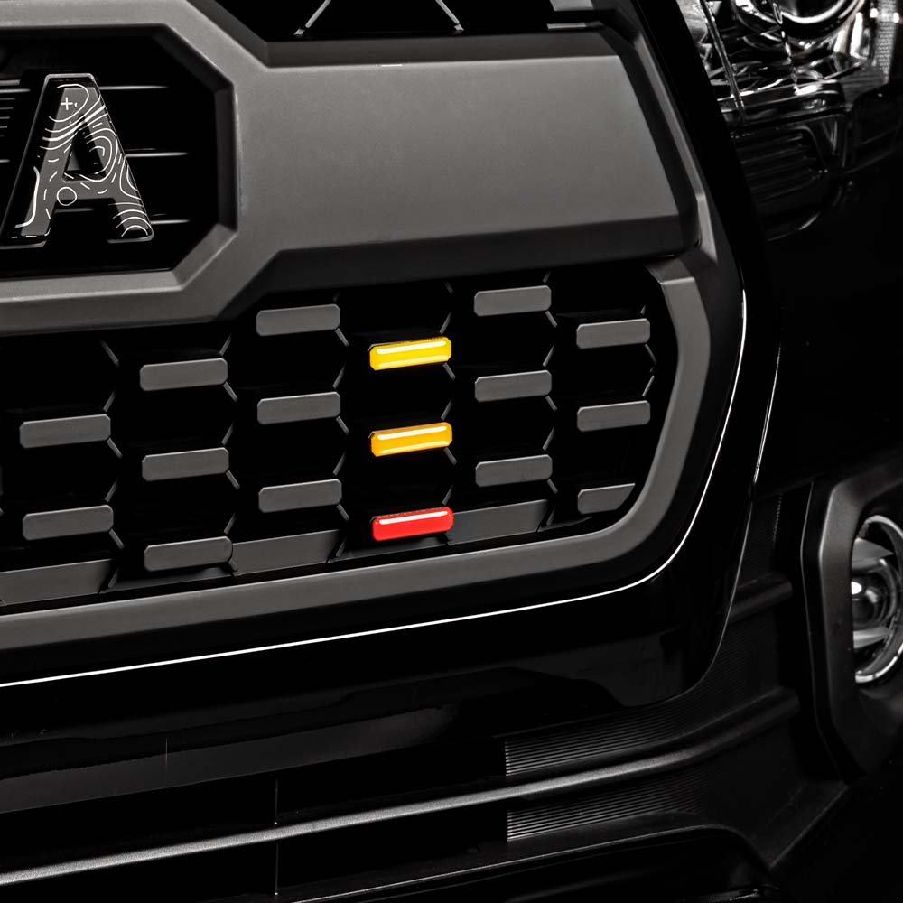 Tri Color Grille Stickers Tacoma (2016-2023)