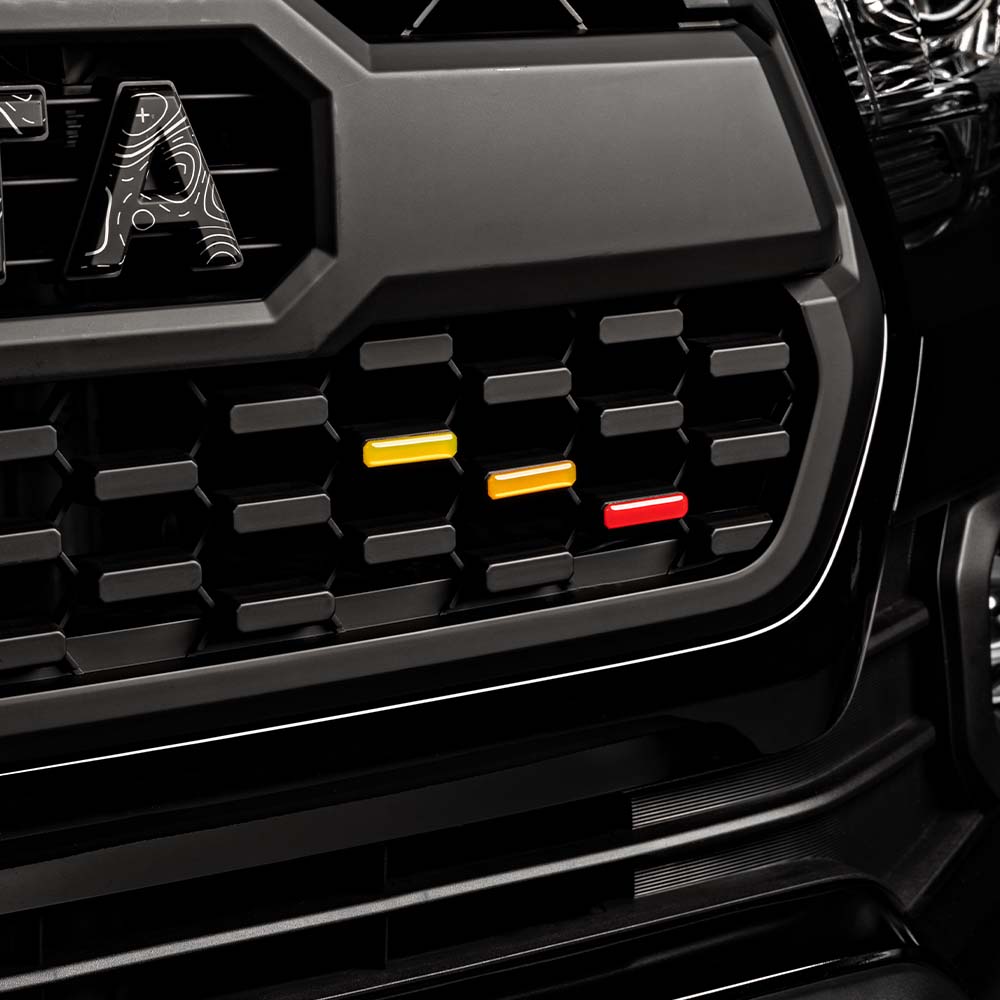 Tri Color Grille Stickers Tacoma (2016-2023)
