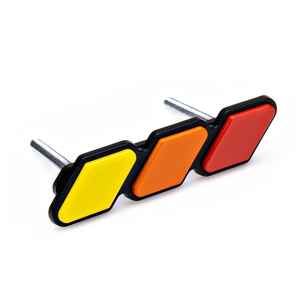 Tri Color Grille Badge