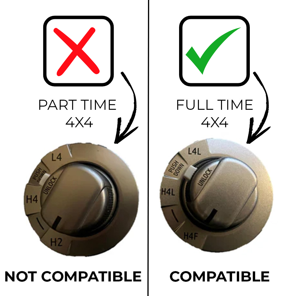 Transfer Case Knob Trim Ring Full Time 4Runner (2010-2024)