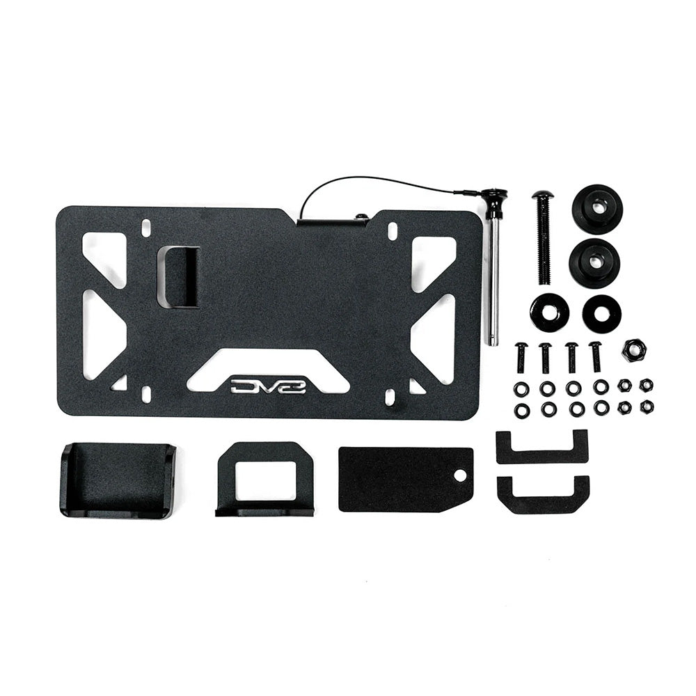 Universal Quick Release D-Ring License Plate Mount