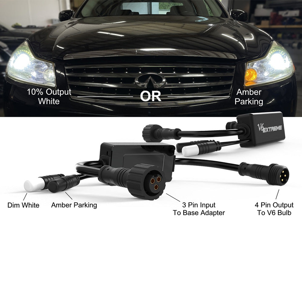 V6 Extreme White Amber Turn Signals 3G Tacoma / 3G Sequoia