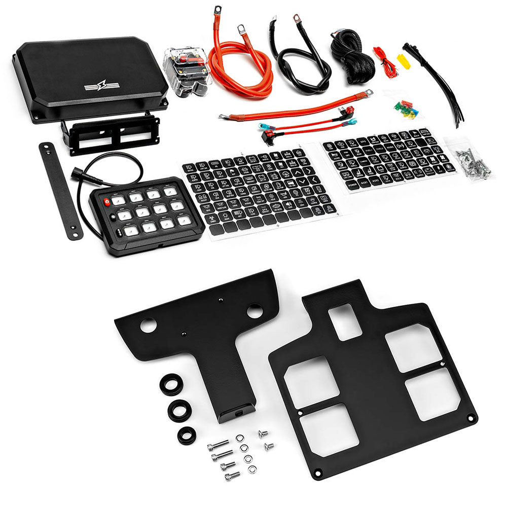 YP2 8 or 12 Button Auxiliary Power Kit + Bracket Non-Hybrid Tundra (2022+)