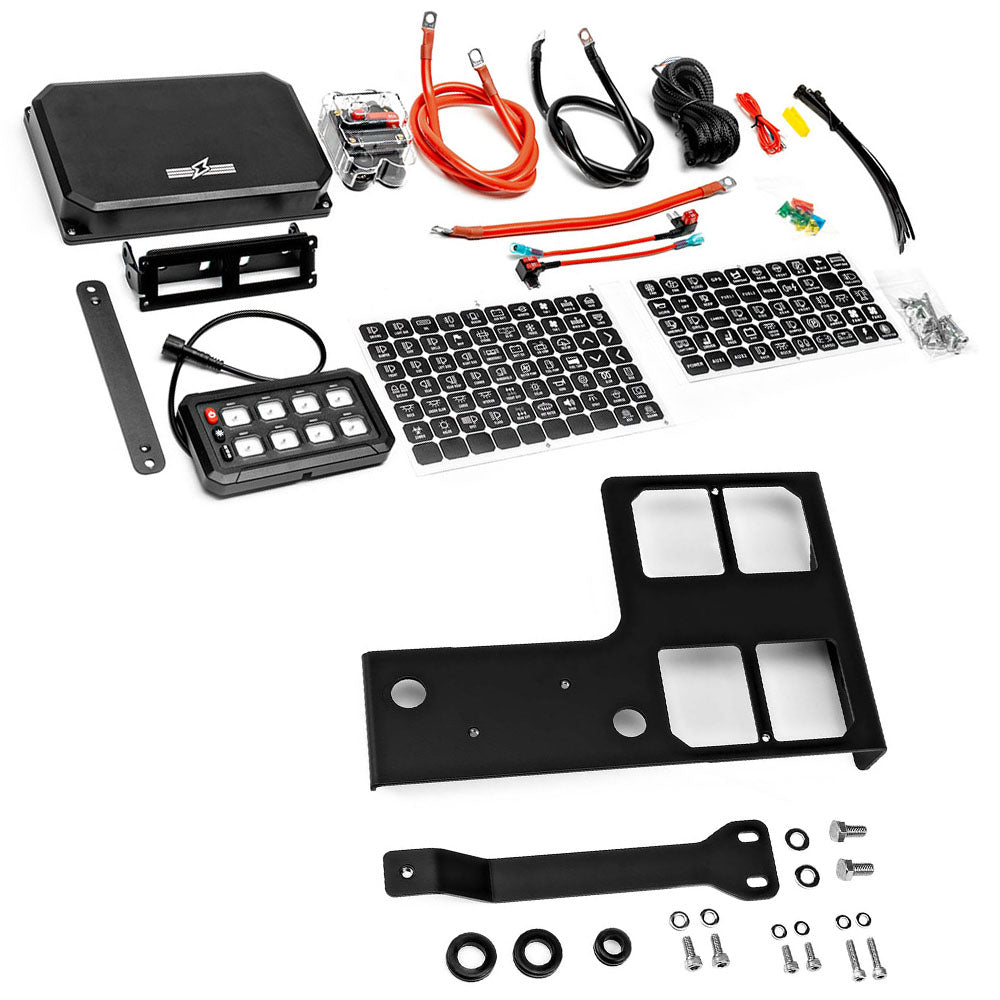 YP2 8 or 12 Button Auxiliary Power Kit + Bracket Tacoma (2016-2023)